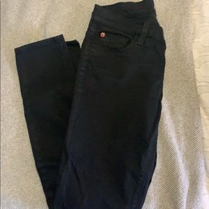Hudson black skinny jeans